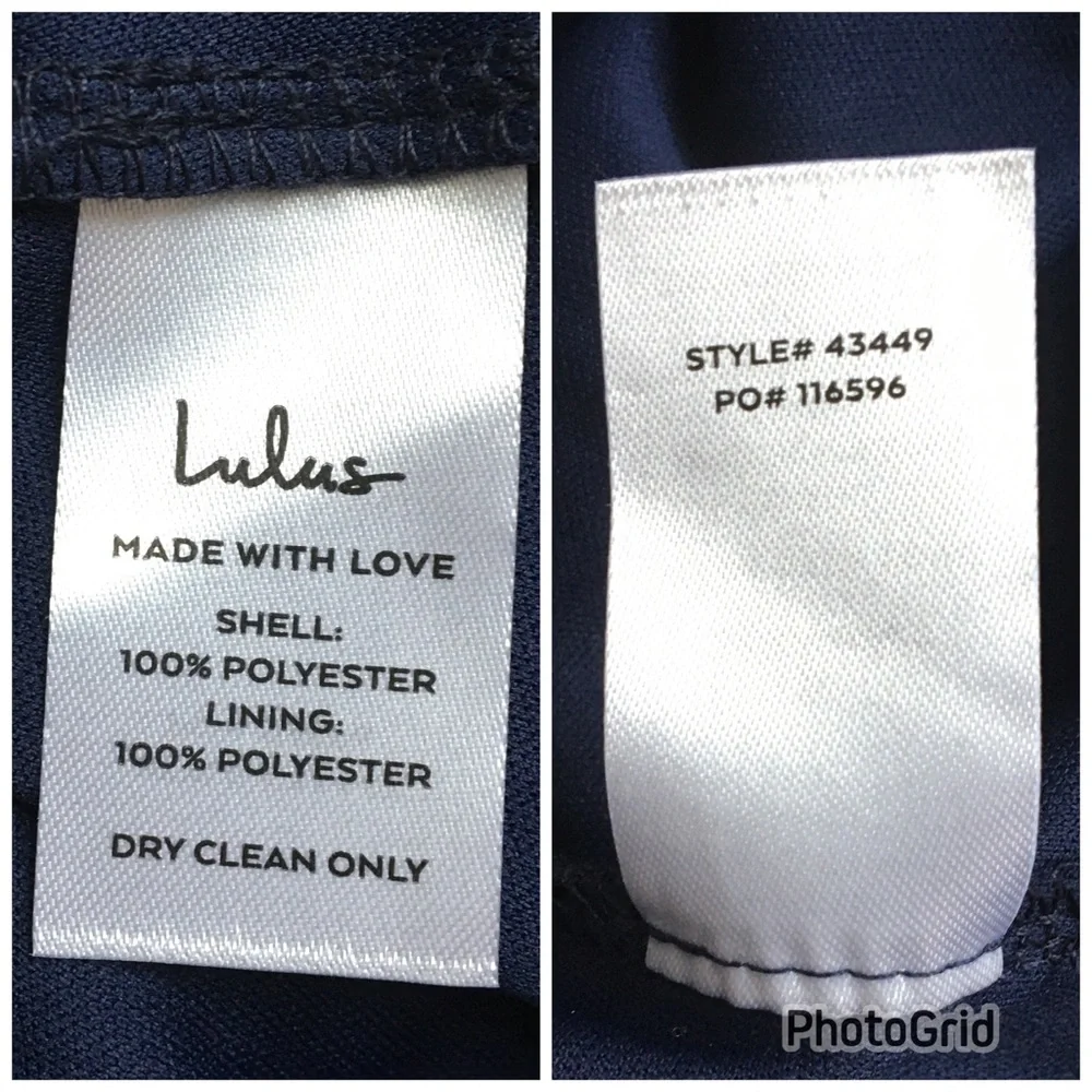 Lulu’s Heavenly Hues Navy Blue Maxi Dress Size Large - Picture 10 of 17